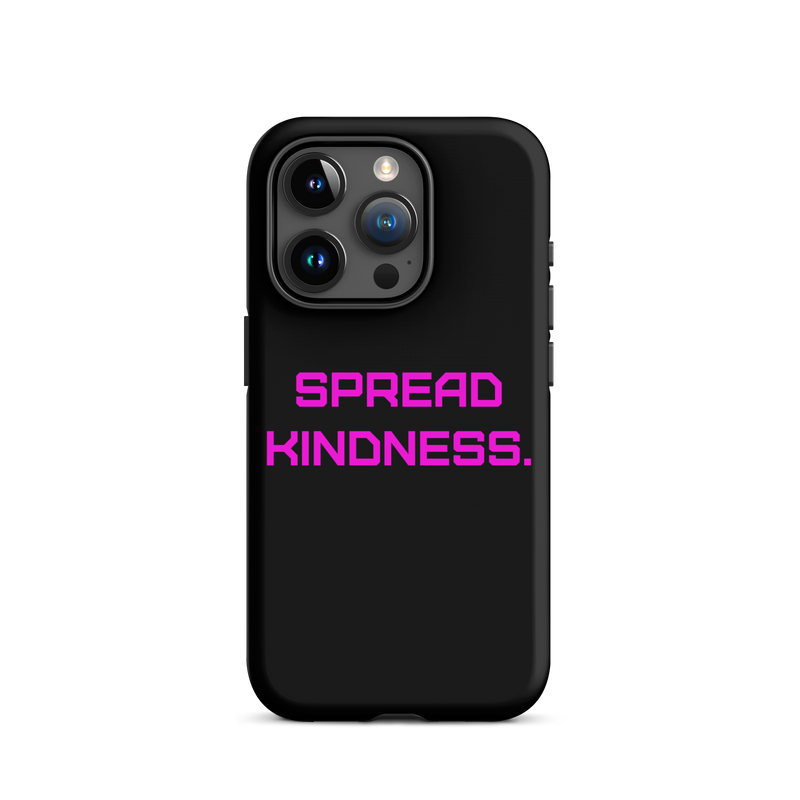 KINDNESS Tough Case for iPhone PINK