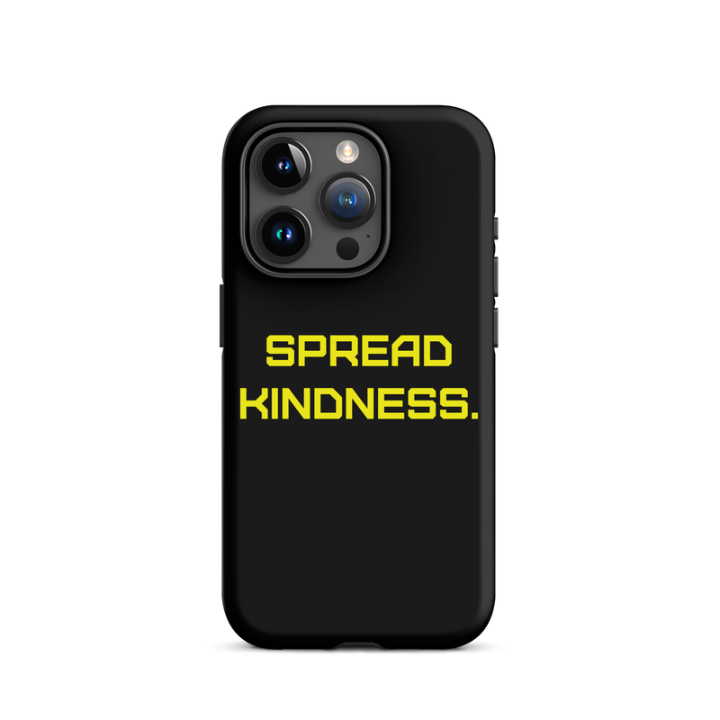 KINDNESS Tough Case for iPhone YELLOW