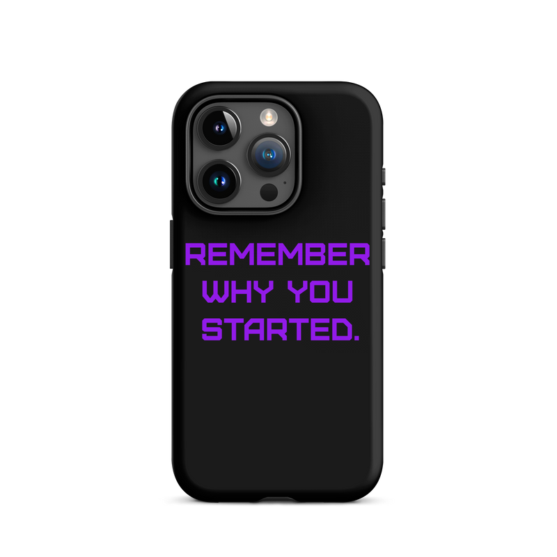 REMEMBER Tough Case for iPhone® PURPLE