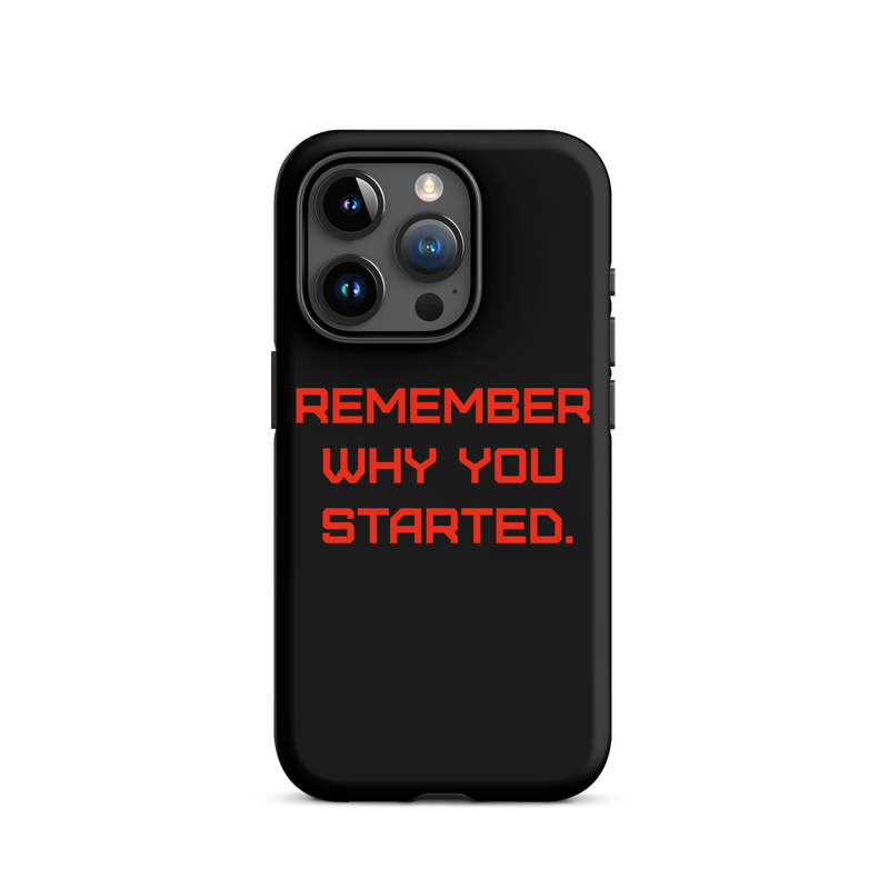 REMEMBER Tough Case for iPhone RED