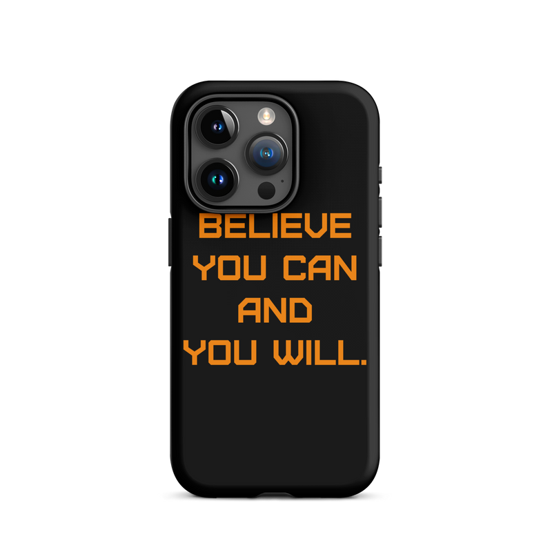 BELIEVE Tough Case for iPhone ORANGE