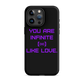 INFINITE Tough Case for iPhone® PURPLE