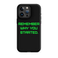 REMEMBER Tough Case for iPhone® GREEN