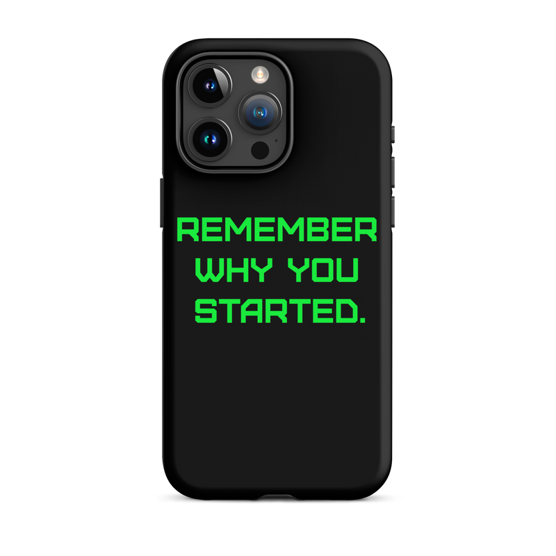 REMEMBER Tough Case for iPhone® GREEN