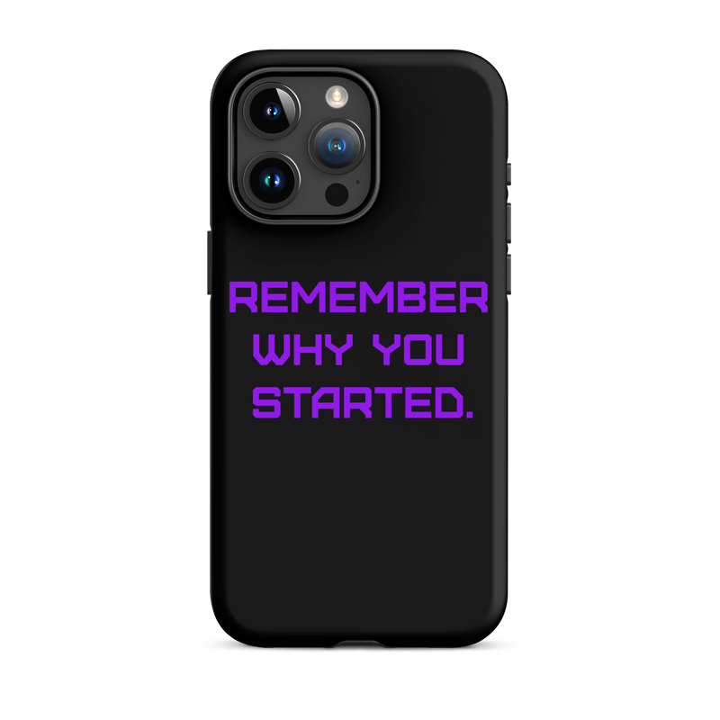 REMEMBER Tough Case for iPhone® PURPLE