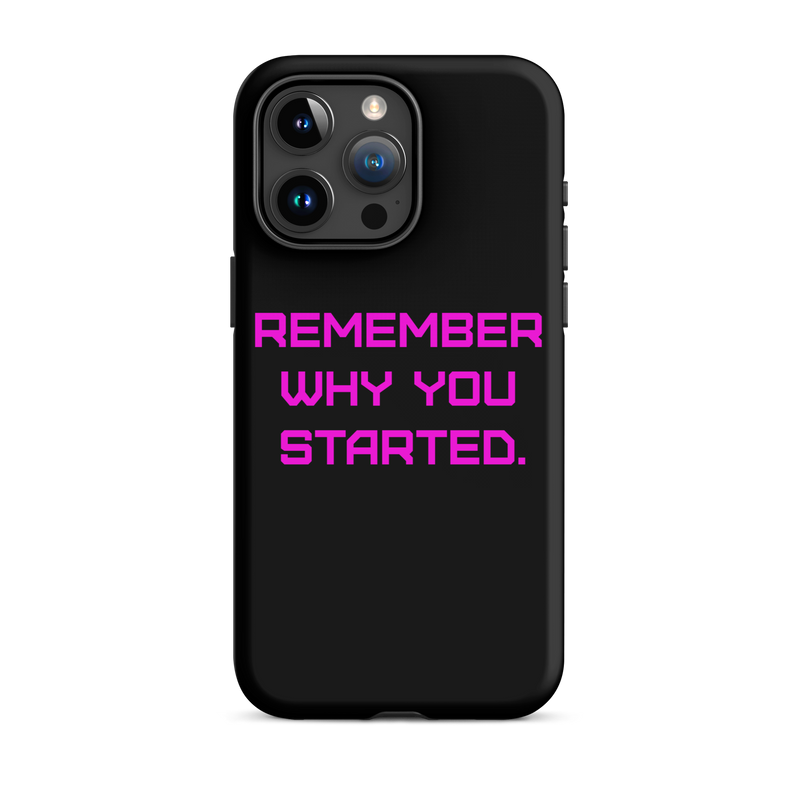 REMEMBER Tough Case for iPhone® PINK