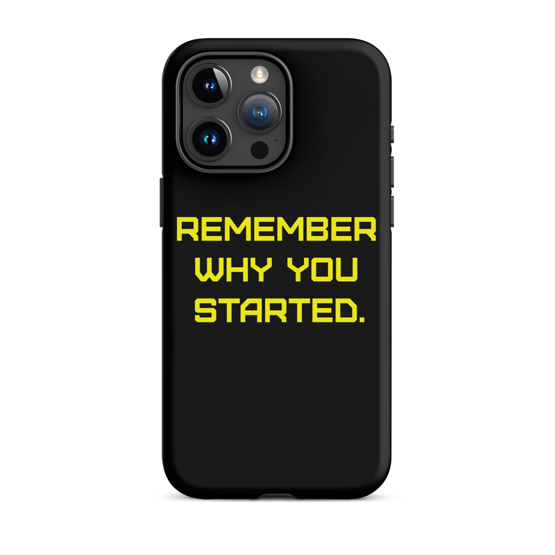 REMEMBER Tough Case for iPhone® YELLOW