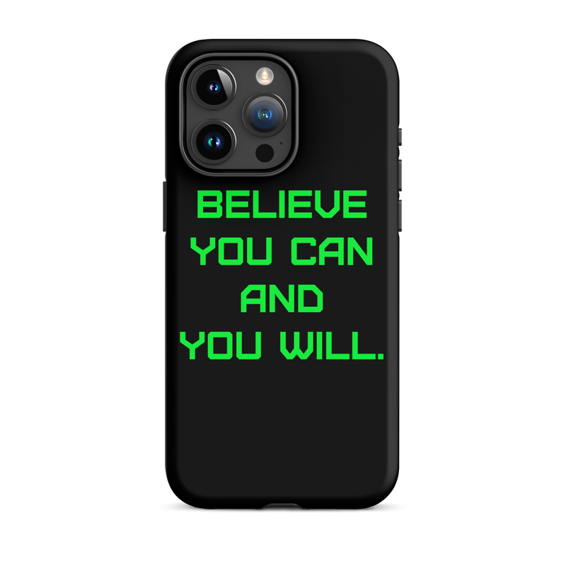 BELIEVE Tough Case for iPhone GREEN