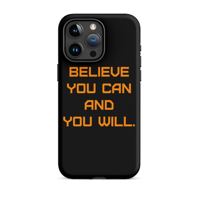 BELIEVE Tough Case for iPhone ORANGE