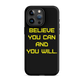 BELIEVE Tough Case for iPhone® YELLOW