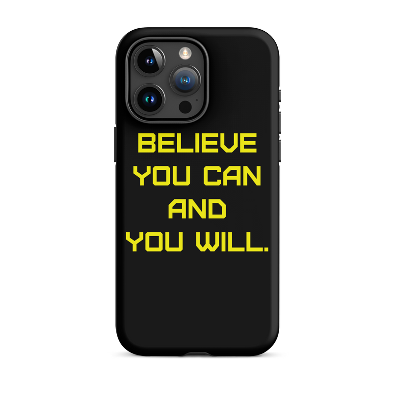 BELIEVE Tough Case for iPhone® YELLOW