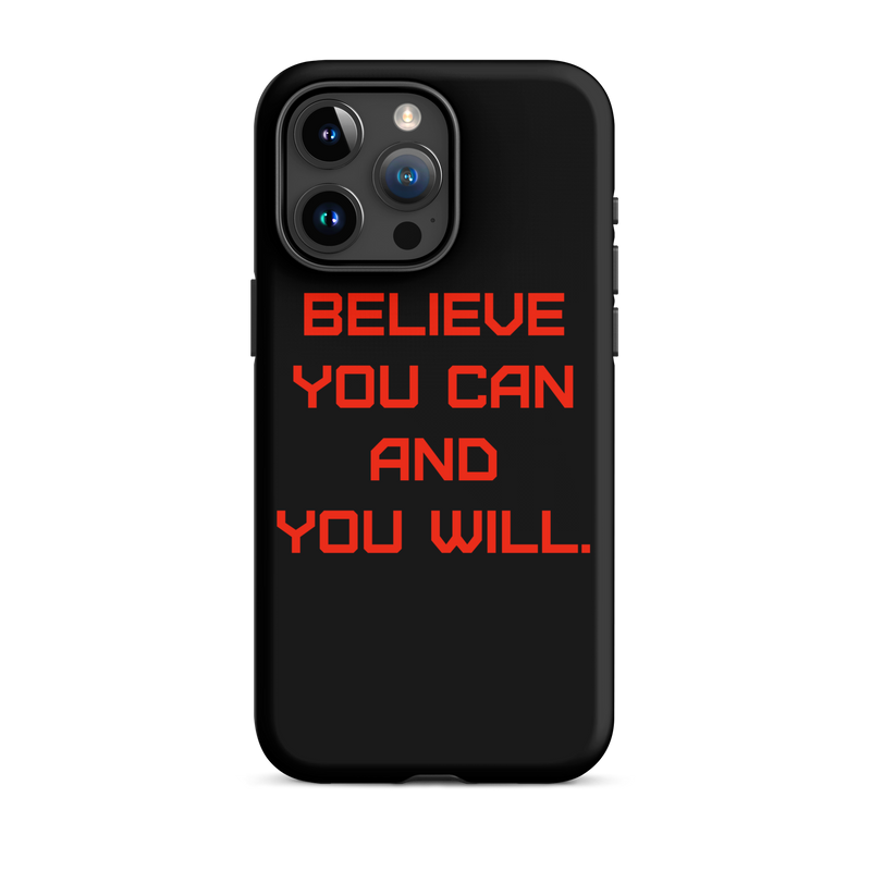 BELIEVE Tough Case for iPhone RED