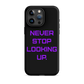 NEVERSTOP Tough Case for iPhone PURPLE